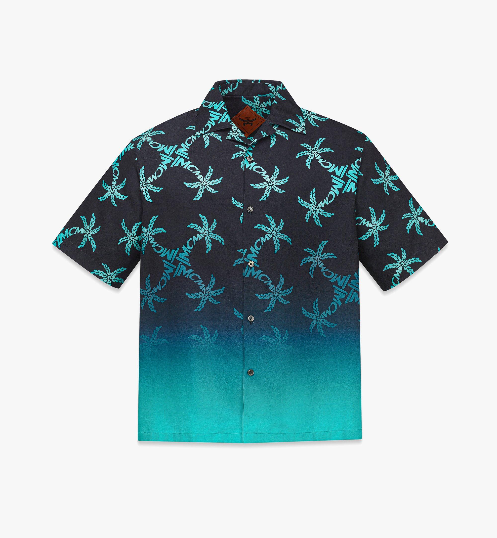 Palm Monogram Print Shirt 1